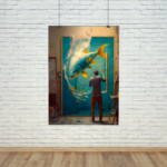 Man With Fish - Image 2